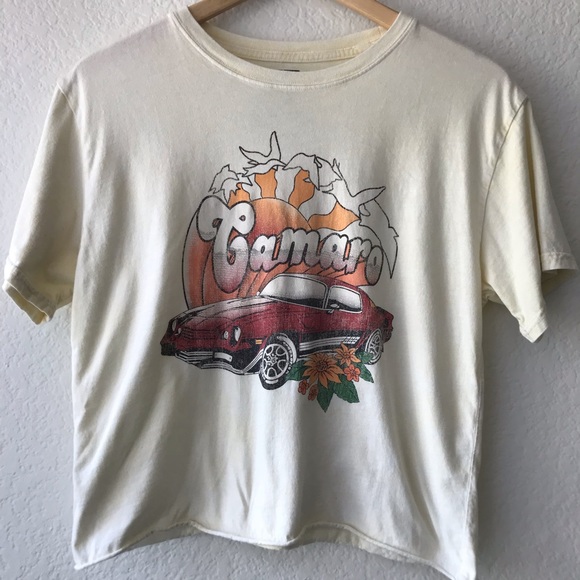 General Motors Yellow Camaro Graphic Tee T-shirt M - Picture 5 of 12